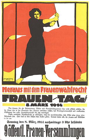 International Women's Day poster 8 March 1914