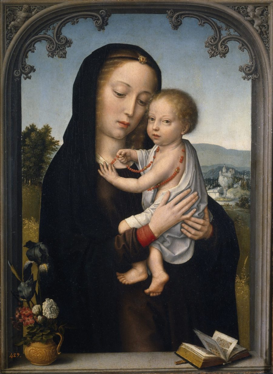 "The Virgin with Child," attributed to Gerard David, circa 1520, Prado Museum, Madrid, Spain.