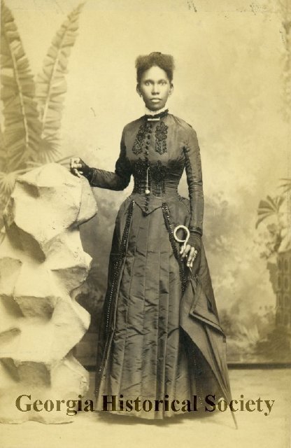 Photograph of Mathilda Beasley or step daugher-in-law Josephine Beasley. From the Georgia Historical Society Collection of Photographs.