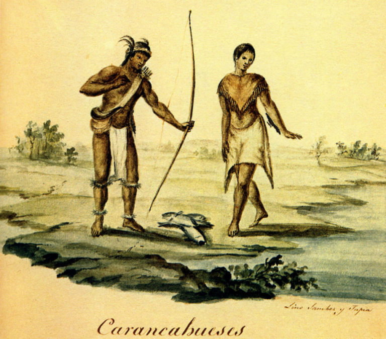 Karankawa Indians in Texas